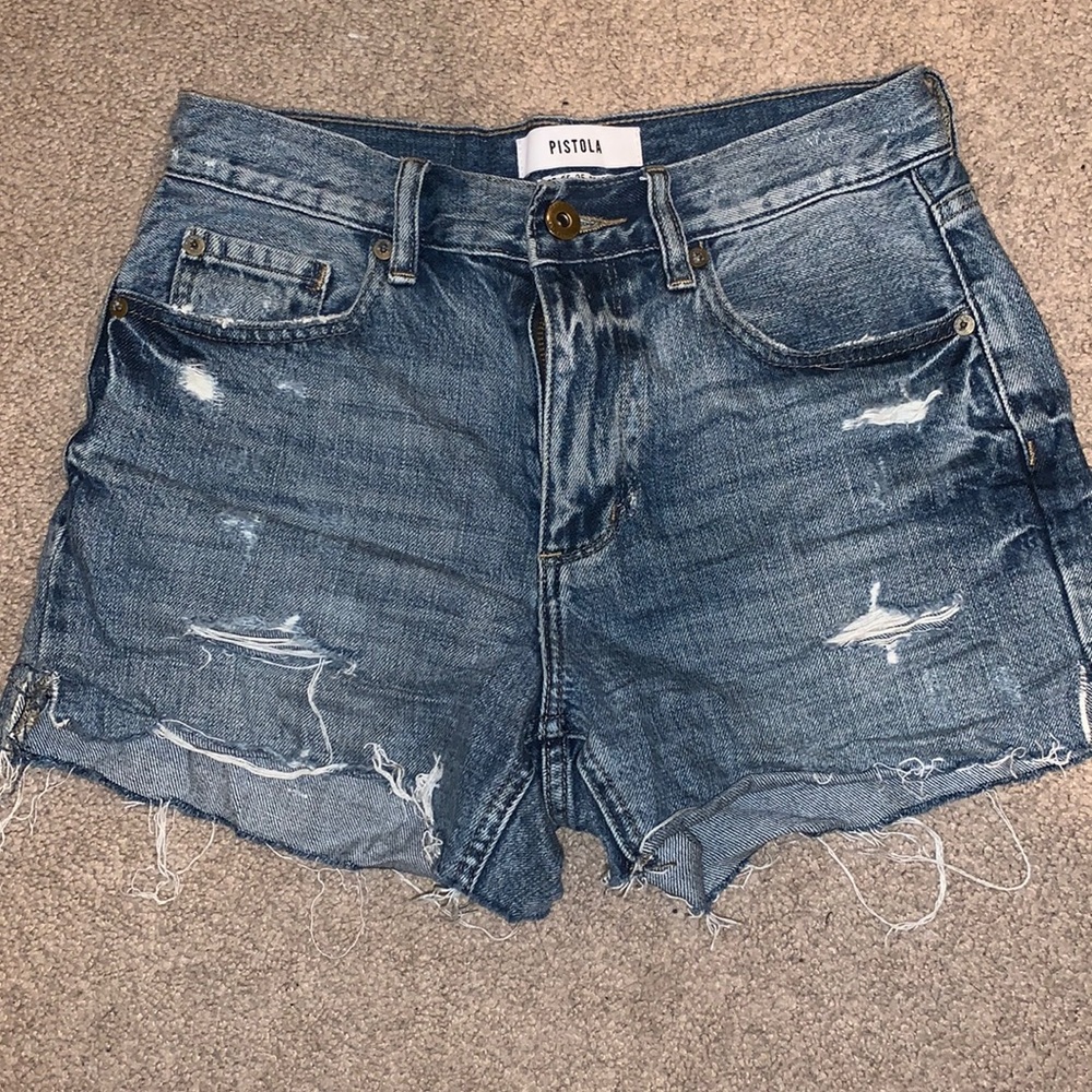 denim shorts - Picture 1 of 4